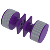 Rubinet Shower Door Knob (set) Purple Haze