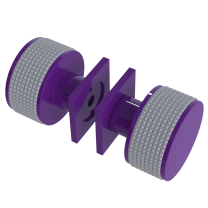 Rubinet Shower Door Knob (set) Purple Haze
