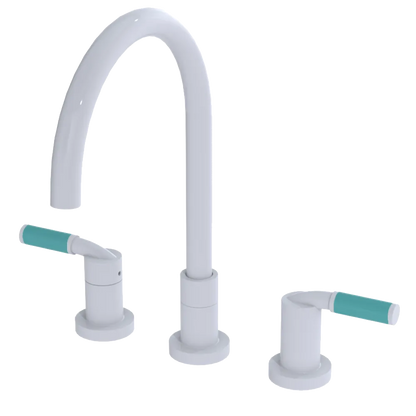 Rubinet Widespread Kitchen Set White
