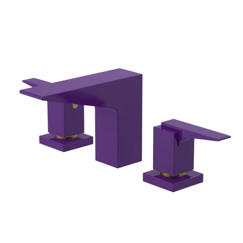 Rubinet Widespread Lav. Set. (less drain) Purple Haze