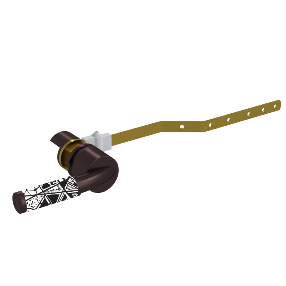 Rubinet Trip Levers Tuscan Brass