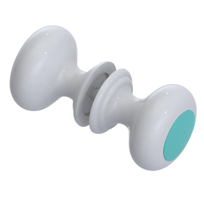 Rubinet Shower Door Knob (set) White