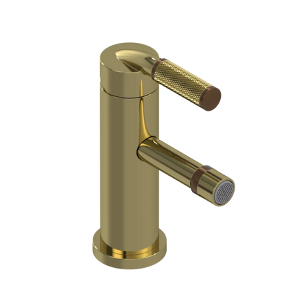 Rubinet Single Control Bidet Fitting (less drain) Natural Brass
