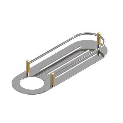 Rubinet Shelf Only Polished Nickel