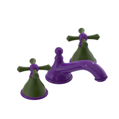 Rubinet Widespread Lav. Set. (less drain) Purple Haze