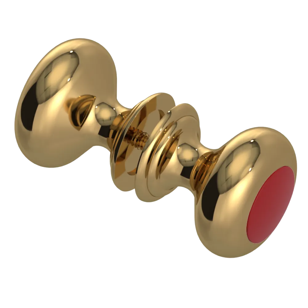 Rubinet Shower Door Knob (set) Gold