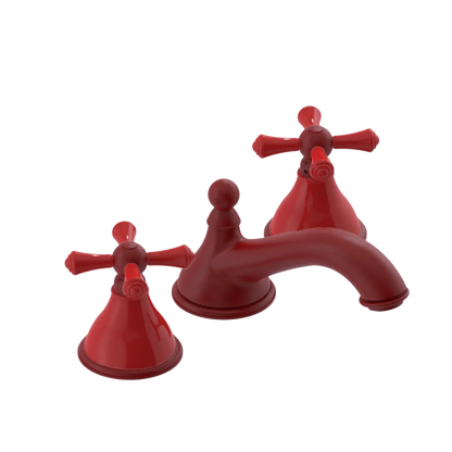 Rubinet Widespread Lav. Set. (less drain) Maroon