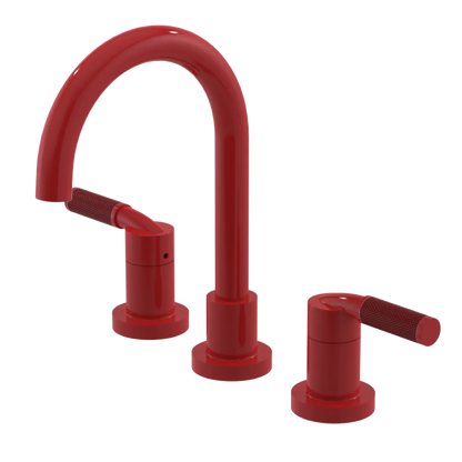 Rubinet Widespread Lav. Set. (less drain) Red