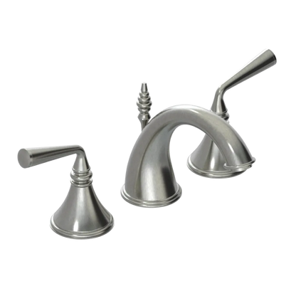 Rubinet Widespread Lav. Set. (less drain) Satin Nickel