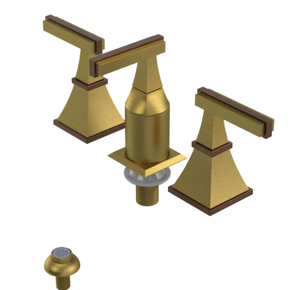 Rubinet Bidet Fitting with Spray, Diverter, and Vacum Breaker (Less Drain) Antique Brass Matt