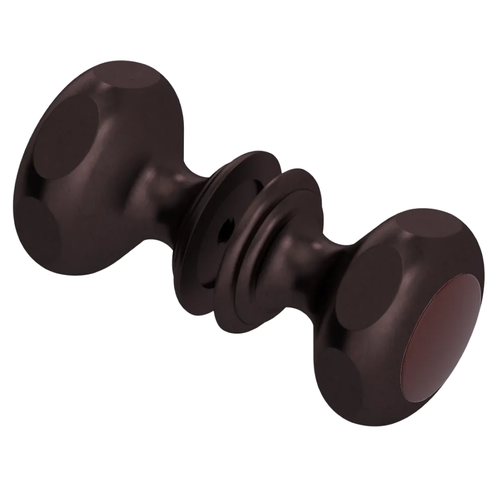 Rubinet Shower Door Knob (set) Oil Rubbed Bronze