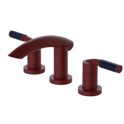 Rubinet Widespread Lav. Set. (less drain) Maroon