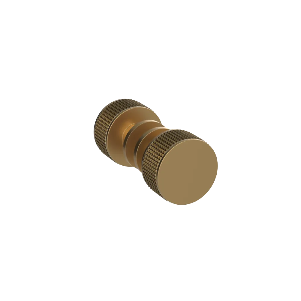 Rubinet Shower Door Knob (set) Satin Gold