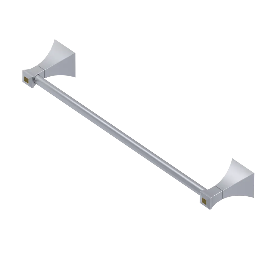 Rubinet Towel Bar 18" Satin Chrome
