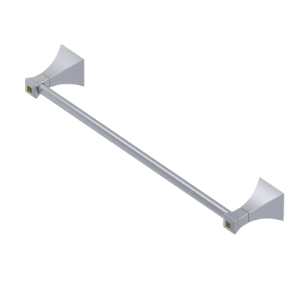 Rubinet Towel Bar 18" Satin Chrome