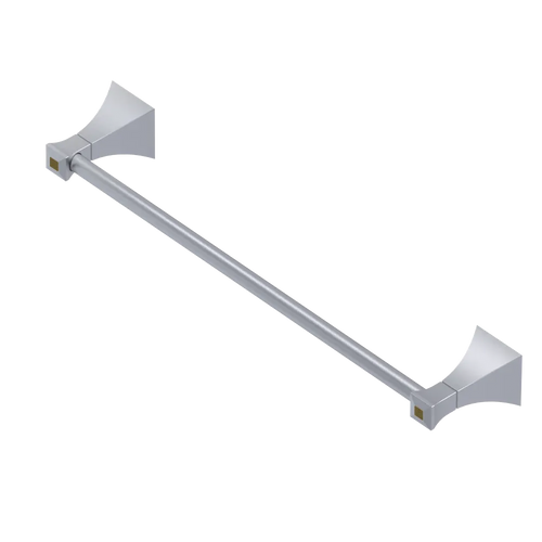 Rubinet Towel Bar 18" Satin Chrome