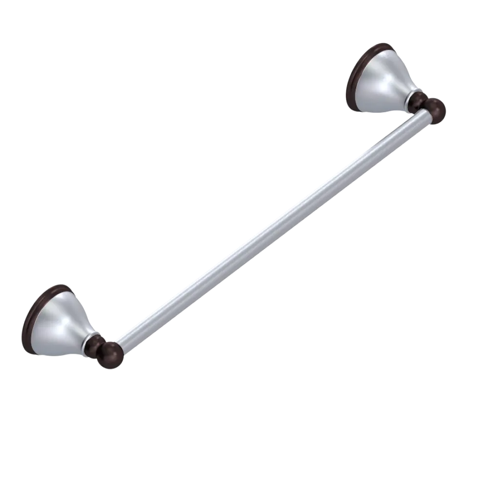 Rubinet Towel Bar 24" Satin Chrome