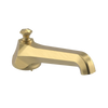 Rubinet Tub Filler Spout Deck Mount Satin Gold