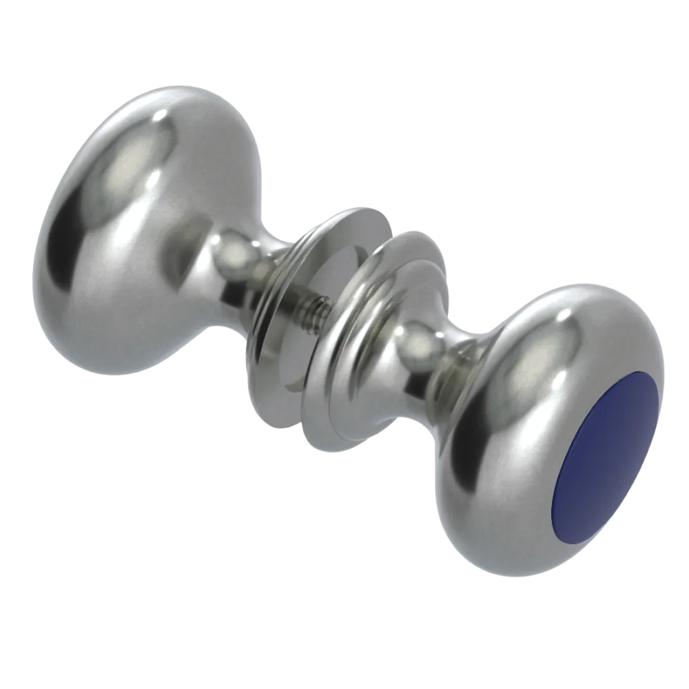 Rubinet Shower Door Knob (set) Satin Nickel