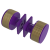 Rubinet Shower Door Knob (set) Purple Haze