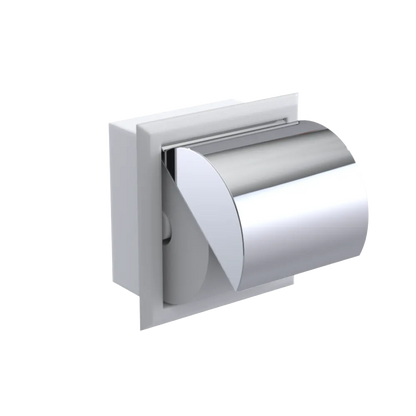 Rubinet RECESSED TOILET PAPER HOLDER White