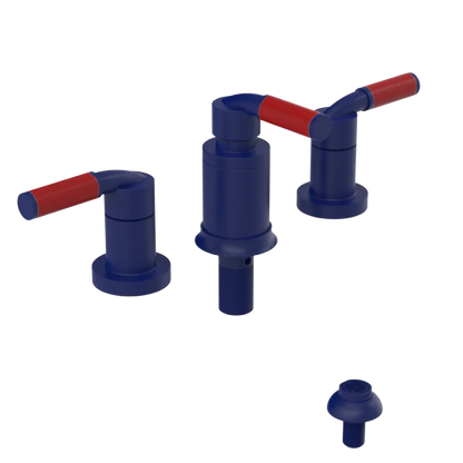 Rubinet Bidet Fitting with Spray, Diverter, and Vacuum Breaker (less drain) Midnight Blue