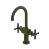 Rubinet Single Hole Dual Handle Lav. Set with LaSalle Spout (less drain) Green Envy