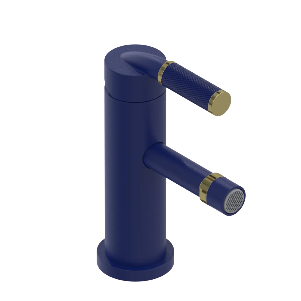 Rubinet Single Control Bidet Fitting (less drain) Midnight Blue