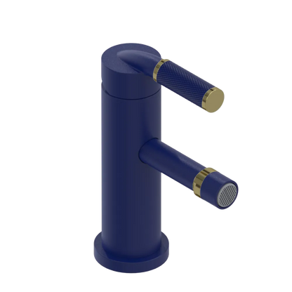 Rubinet Single Control Bidet Fitting (less drain) Midnight Blue
