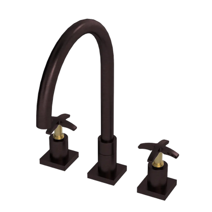Rubinet Widespread Kitchen Set Oil Rubbed Bronze