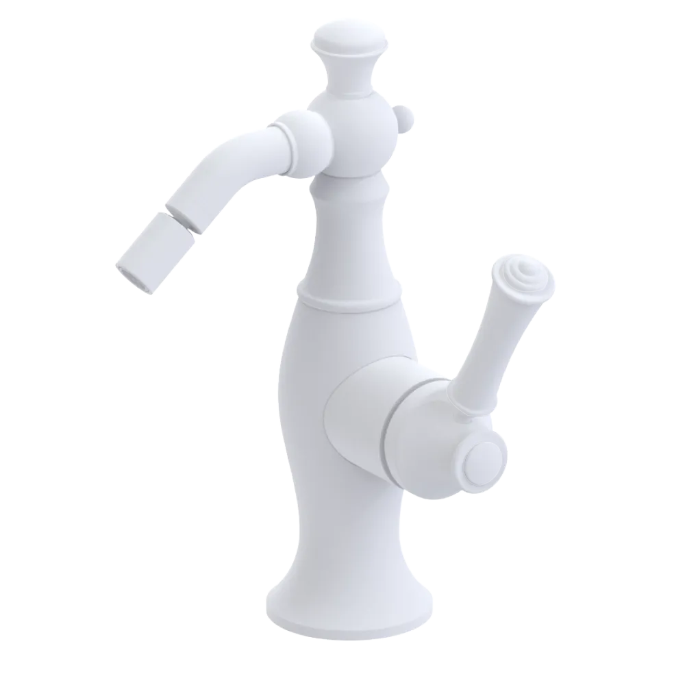 Rubinet Single Control Bidet Fitting (less drain) Matt White