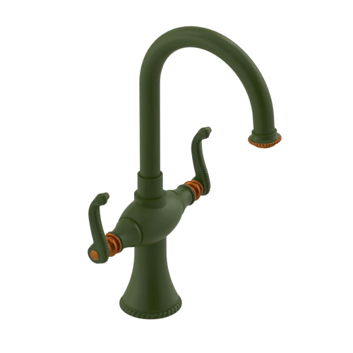 Rubinet Single Hole Dual Handle Lav. Set. (less drain) Green Envy