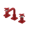 Rubinet Widespread Lav. Set. with Genesis spout (less drain) Red