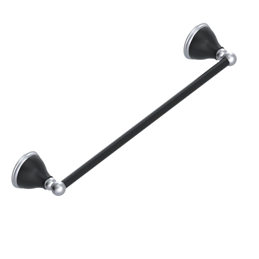 Rubinet Towel Bar 18" Matt Black