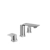 Baril 8" c/c lavatory faucet, drain included