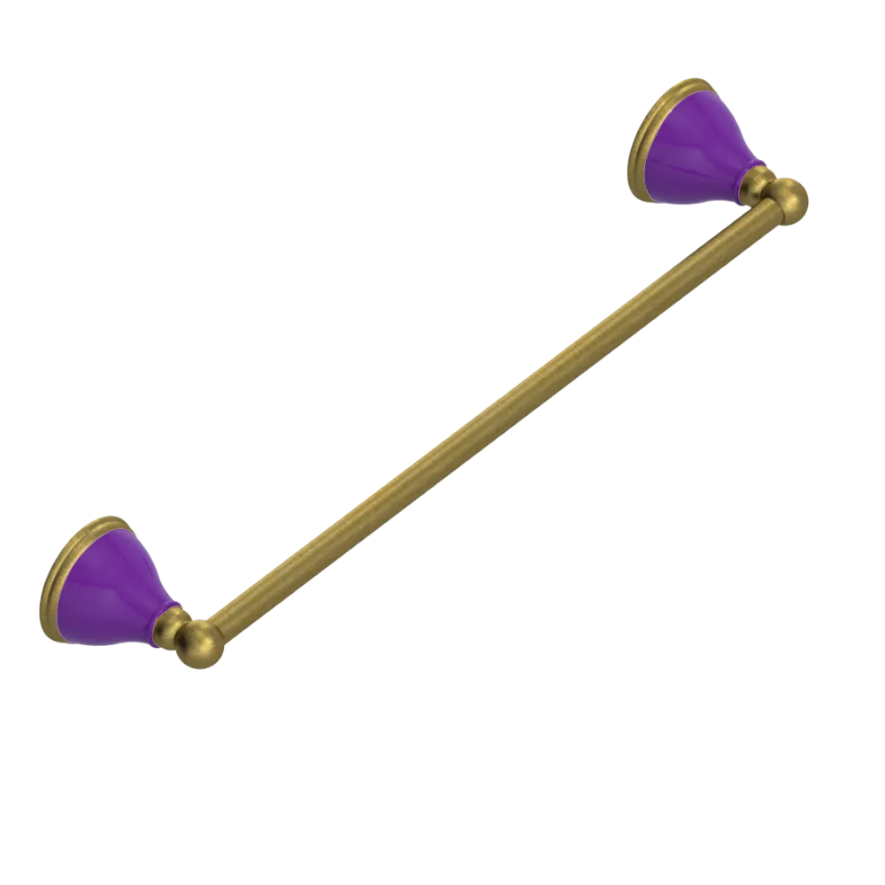 Rubinet Towel Bar 18" Antique Brass Matt
