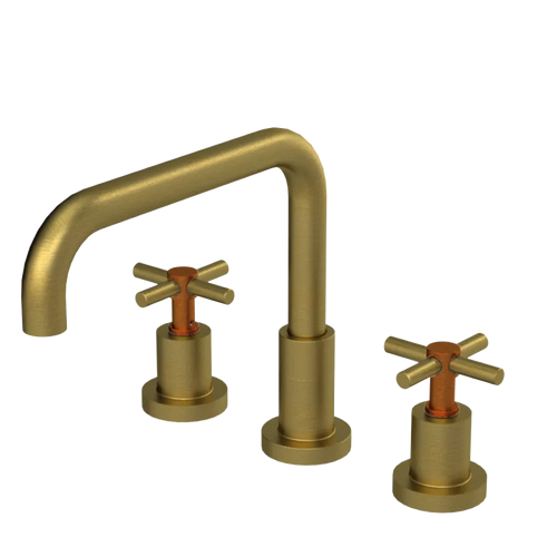 Rubinet Widespread Kitchen Set Antique Brass Matt