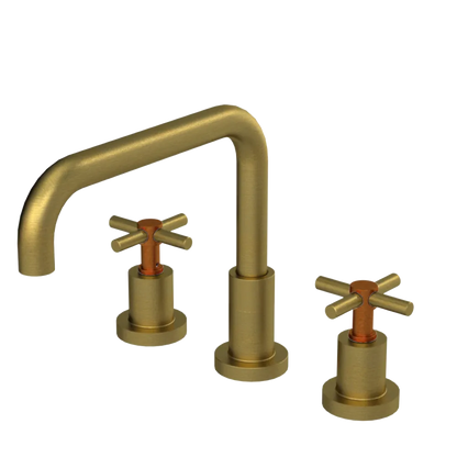 Rubinet Widespread Kitchen Set Antique Brass Matt