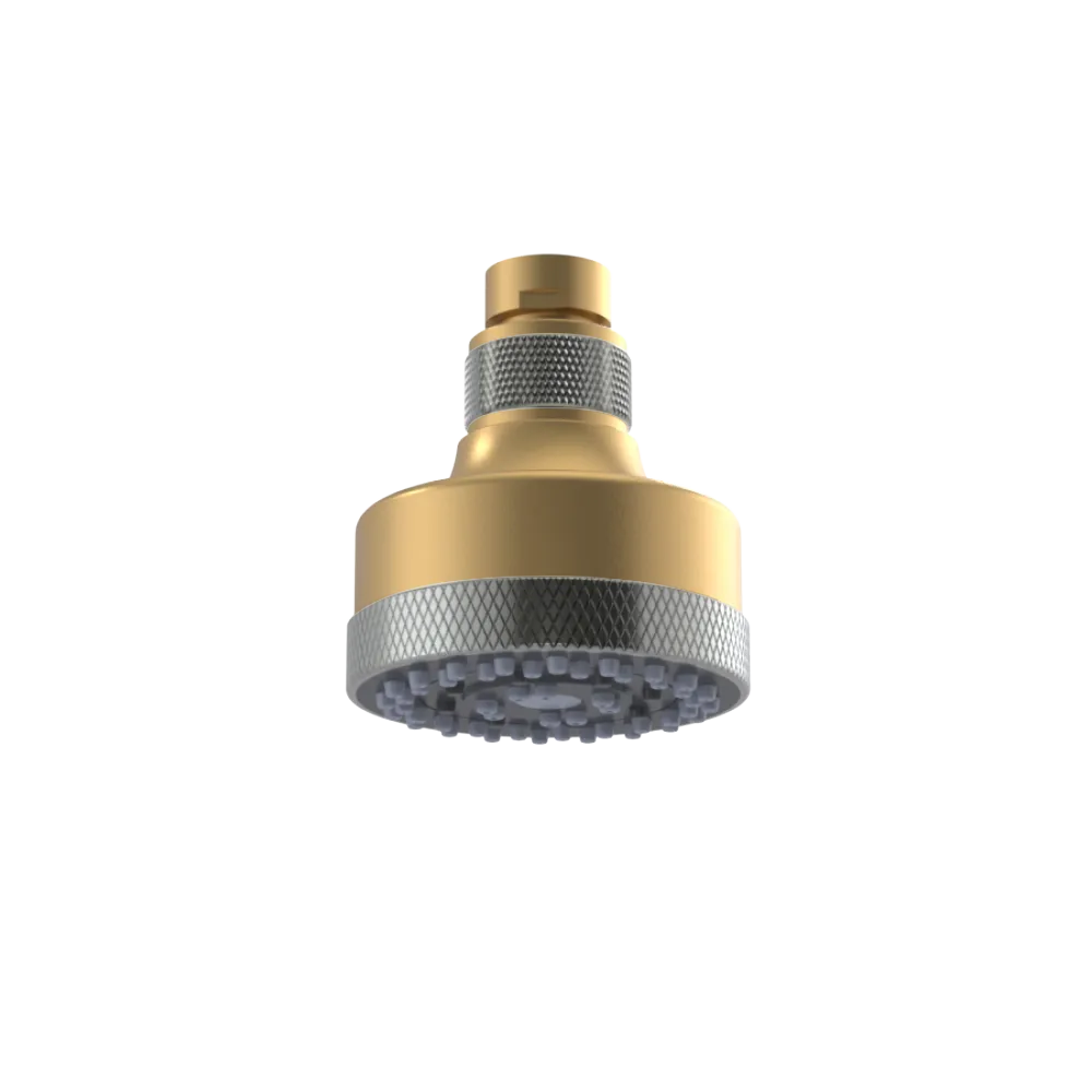 Rubinet 3 FUNCTION SHOWER HEAD Satin Gold