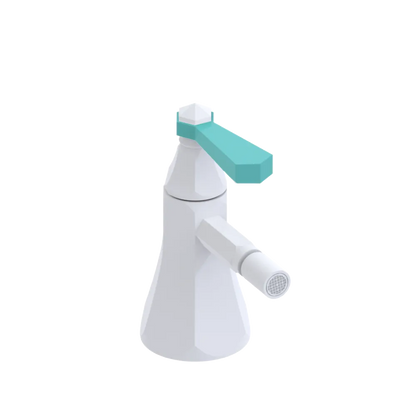 Rubinet Single Control Bidet Fitting (less drain) Matt White
