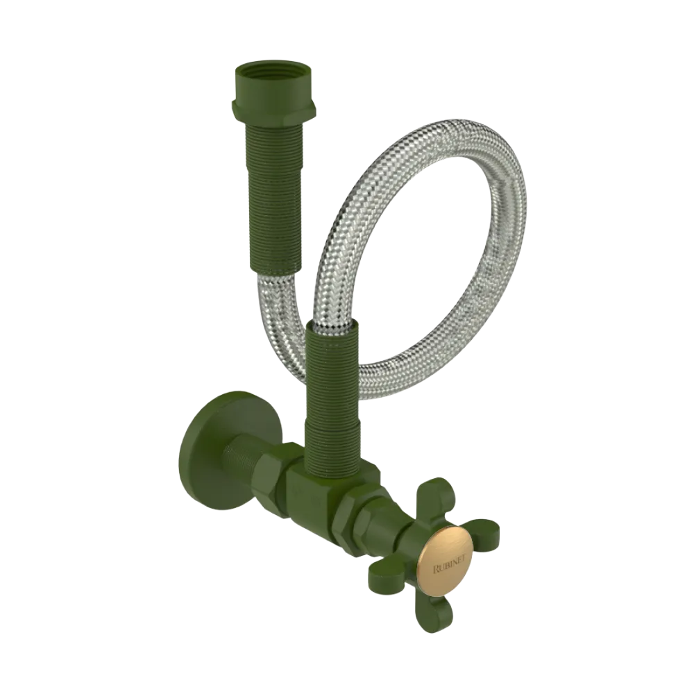 Rubinet Exposed Supply Kit (classic) x2 Green Envy