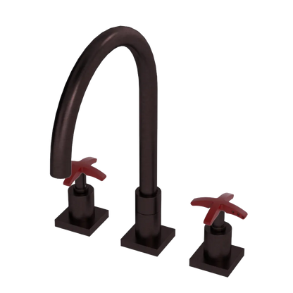 Rubinet Widespread Kitchen Set Oil Rubbed Bronze