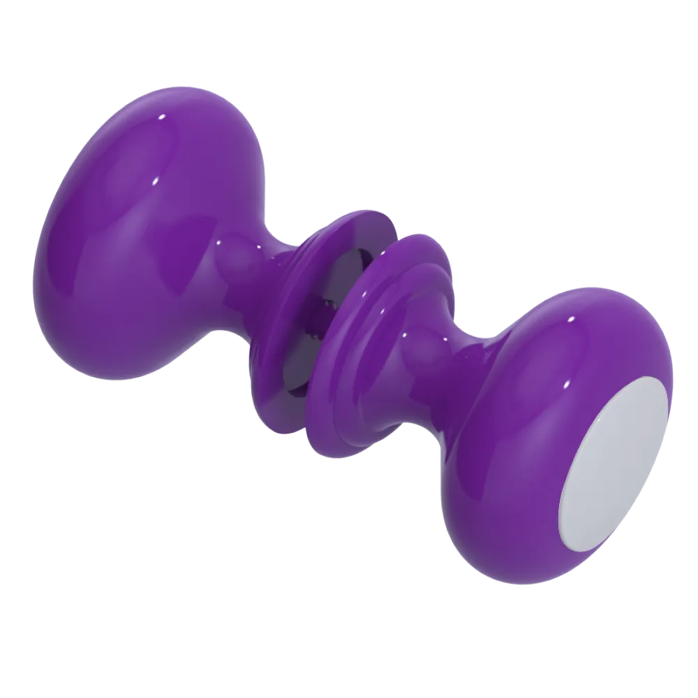 Rubinet Shower Door Knob (set) Purple Haze