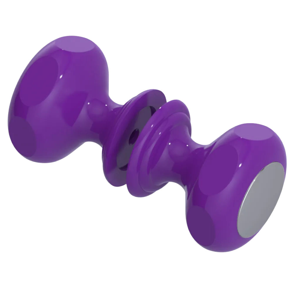 Rubinet Shower Door Knob (set) Purple Haze