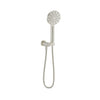 Baril 3-spray anti-limestone hand shower on wall-mounted supply elbow