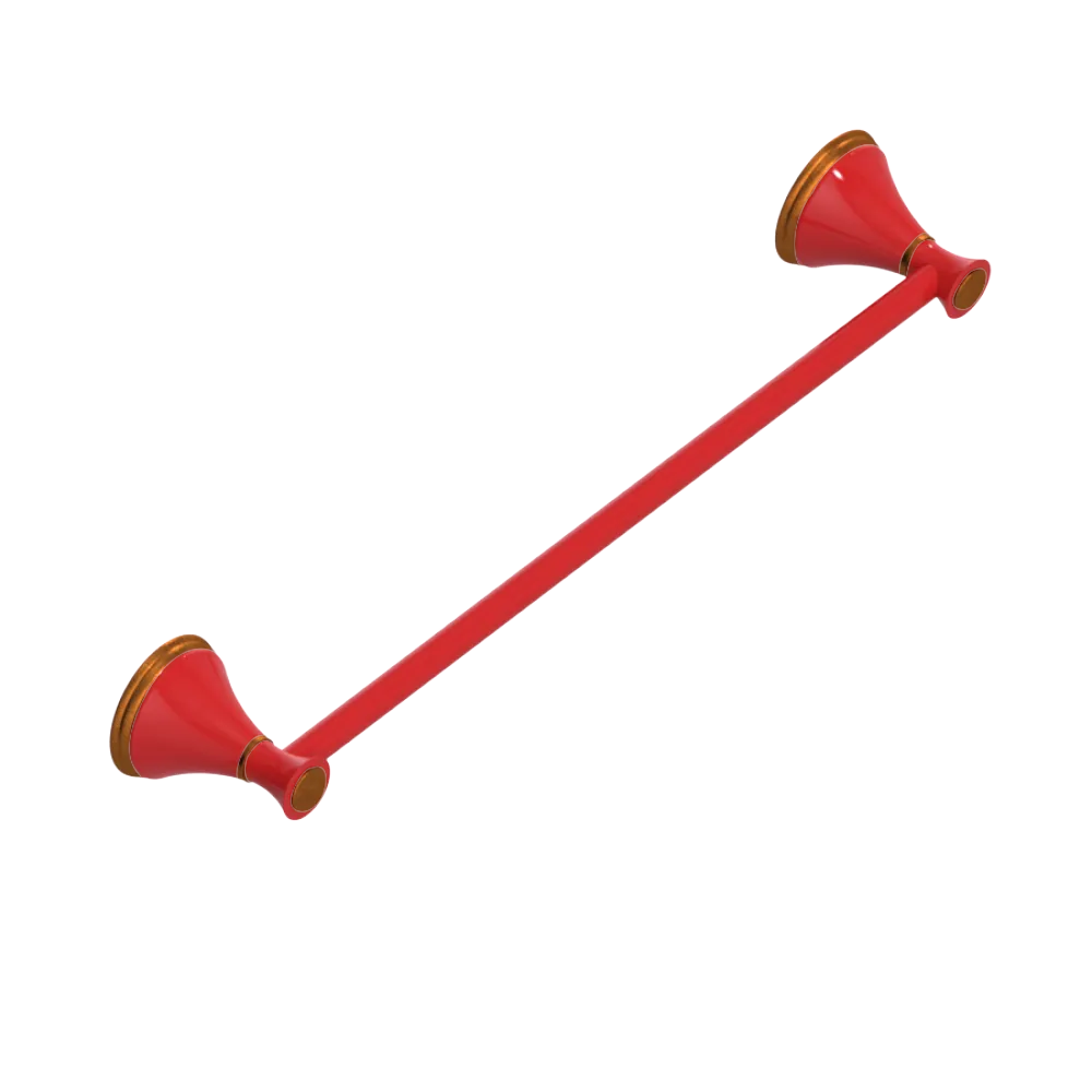 Rubinet Towel Bar 18" Red
