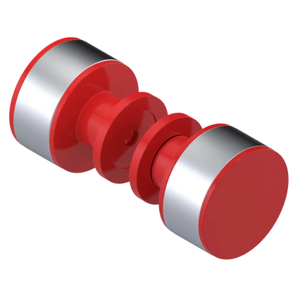 Rubinet Shower Door Knob (set) Red