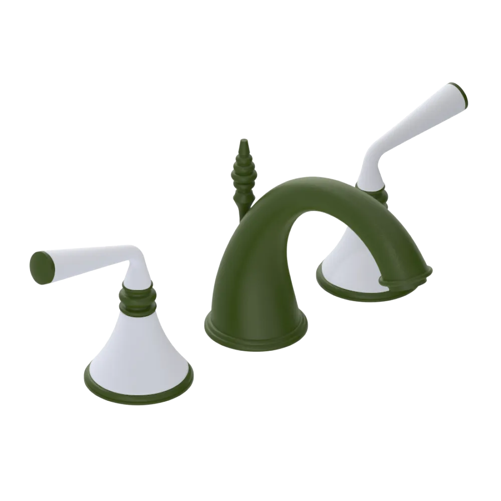 Rubinet Widespread Lav. Set. (less drain) Green Envy