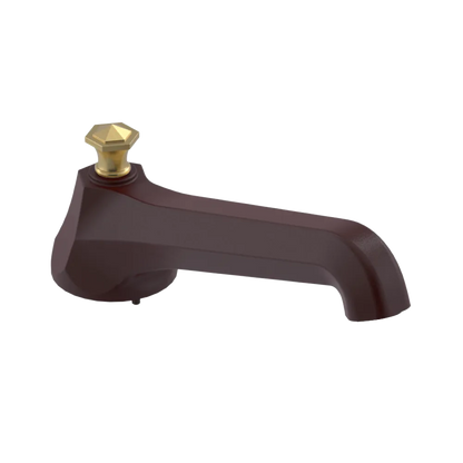 Rubinet Tub Filler Spout Deck Mount Bordeaux