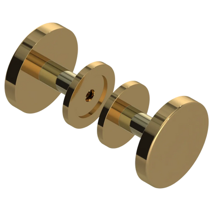 Rubinet Shower Door Knob (set) Gold